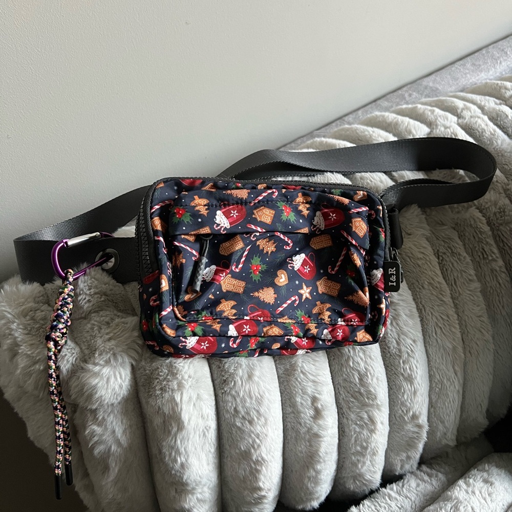 Iris and Rainbow Multipocket Crossbody - Santa’s Favorite Limited Edition Print